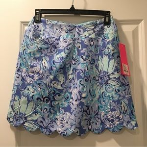 00 Lilly Pulitzer Monica Scalloped golf skort